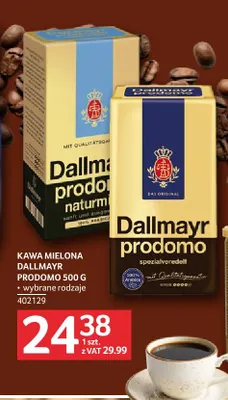 Kawa mielona Dallmayr prodomo promocja w Selgros