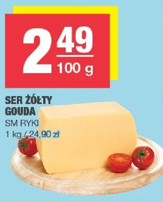 Ser żółty Gouda promocja w SPAR