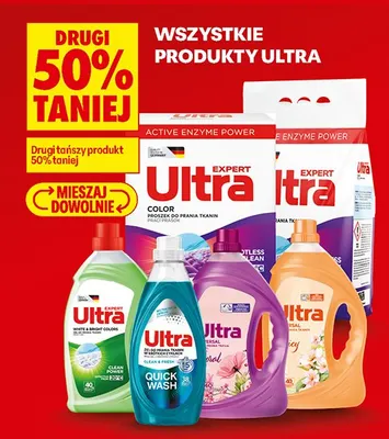 Płyn do prania Ultra Universal promocja w Biedronka