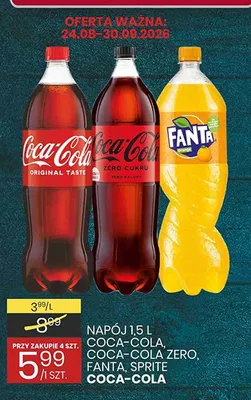 Napój gazowany Sprite promocja w Wafelek