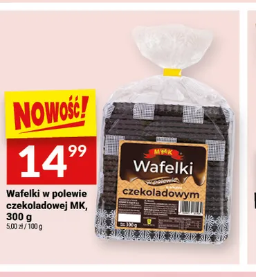 Wafelki w polewie czekoladowej MK promocja w Twój Market