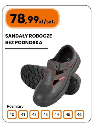 Sandały robocze bez podnoska promocja w HIPPER.pl