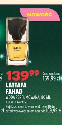 Woda perfumowana Lattafa Fahad promocja w Drogerie Natura