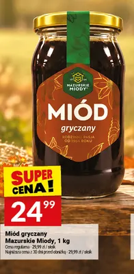 Miód gryczany Mazurskie Miody promocja w Twój Market