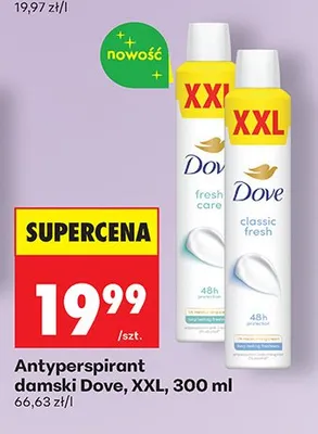 Antyperspirant damski fresh care XXL promocja w Biedronka