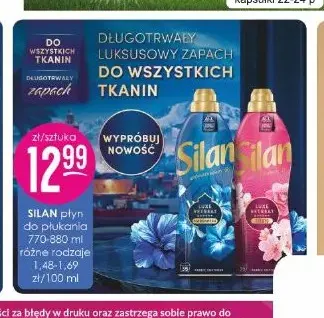 Płyn do płukania Silan promocja w Drogerie Jasmin