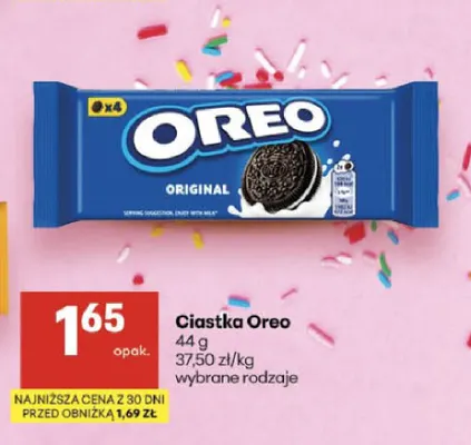 Ciastka Oreo Original promocja w Delikatesy Centrum