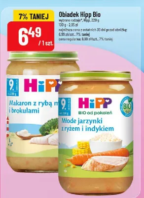 Obiadek Bio różne rodzaje promocja w POLOmarket