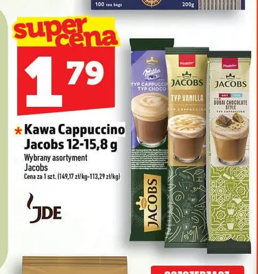 Kawa Cappuccino Jacobs Typ Cappuccino promocja w TOPAZ