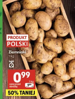Ziemniaki polskie promocja w Delikatesy Centrum