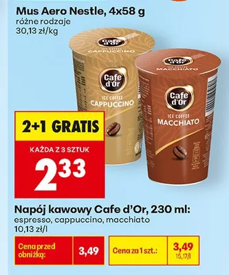 Napój kawowy Cafe d'Or Macchiato promocja w Biedronka