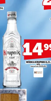 Wódka Krupnik 40% promocja w TOPAZ