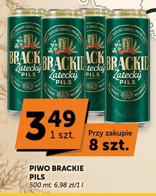 Piwo Brackie Pils promocja w Euro Sklep