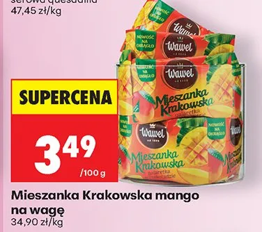 Mieszanka Krakowska mango Wawel na wagę promocja w Biedronka