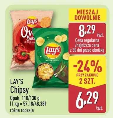 Chipsy promocja w Aldi