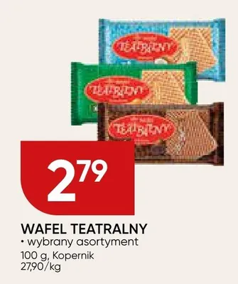 Wafel teatralny promocja w Chata Polska