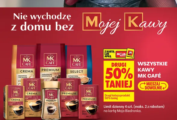 Kawa ziarnista MK Café Crema promocja w Biedronka
