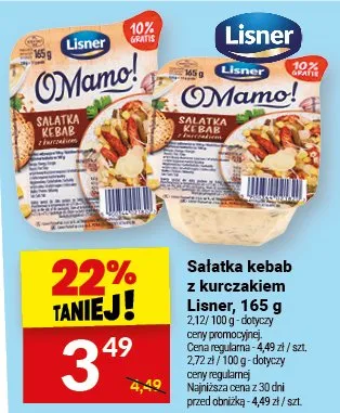 Sałatka kebab z kurczakiem promocja w Twój Market