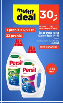 Żel do prania Persil Color promocja w Dealz