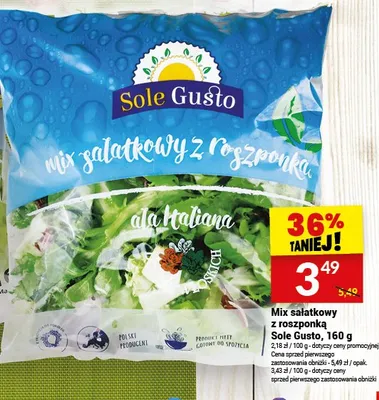 Mix sałatkowy z roszponką ala Italiana promocja w Twój Market
