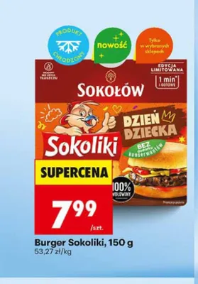 Burger Sokołów Sokoliki promocja w Biedronka