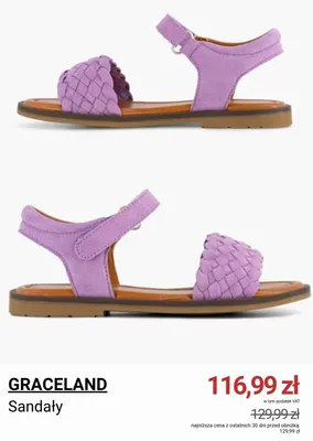 Sandały Graceland promocja w Deichmann