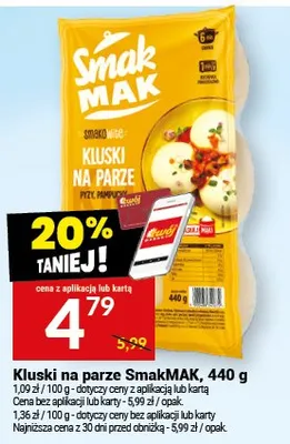 Kluski na parze promocja w Twój Market