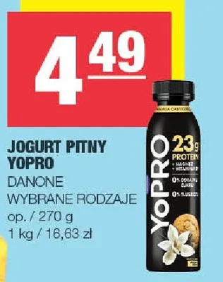 Jogurt pitny YoPro wybrane rodzaje promocja w SPAR