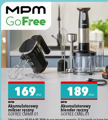 Akumulatorowy blender ręczny GOFREE CMBL-01 promocja w Biedronka