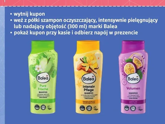 Szampon nadający objętość Balea Volumen promocja w Drogerie DM