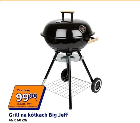 Grill na kółkach Big Jeff promocja w Action