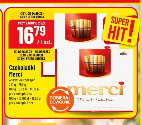 Czekoladki Merci promocja w POLOmarket