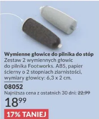 Wymienne głowice do pilnika do stóp promocja w AVON