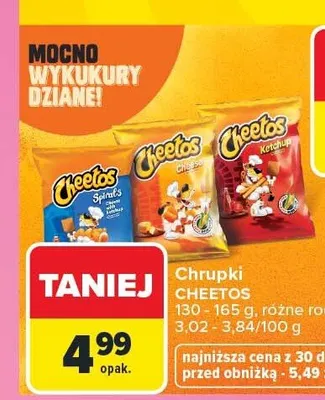 Chrupki Cheetos Cheese promocja w Carrefour