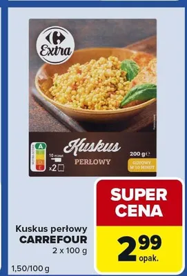 Kuskus perłowy promocja w Carrefour Express