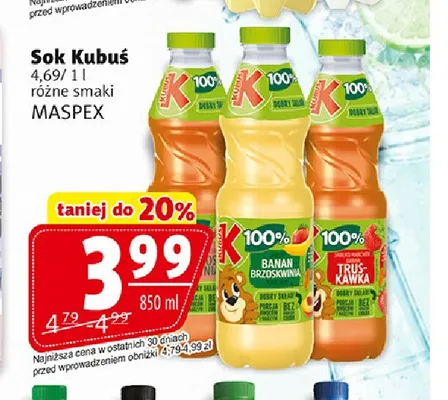 Sok Kubuś promocja w Prim Market