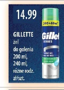 Żel do golenia GILLETTE promocja w Drogerie Laboo