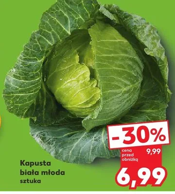 Kapusta biała młoda promocja w Kaufland