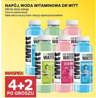Napój woda witaminowa promocja w Stokrotka