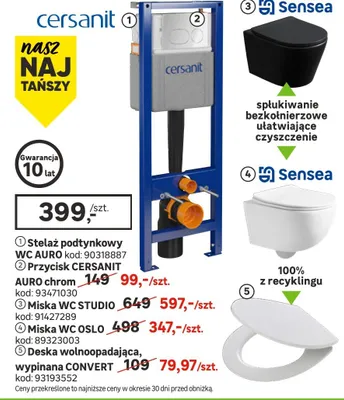 Deska wolnoopadająca, wypinana CONVERT promocja w Leroy Merlin