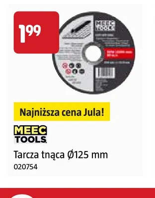 Tarcza tnąca Ø125 mm Meec Tools promocja w Jula