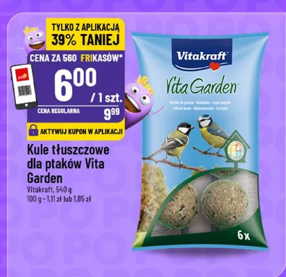 Kule tłuszczowe dla ptaków Vita Garden promocja w POLOmarket