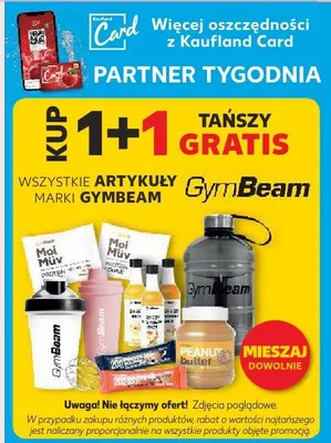 Artykuły marki GymBeam promocja w Kaufland