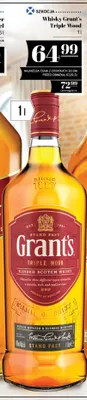 Whisky Grant's Triple Wood promocja w POLOmarket