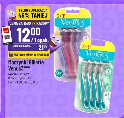 Maszynki Venus3 promocja w POLOmarket