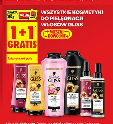Odżywka do włosów Gliss Color Perfector promocja w Biedronka