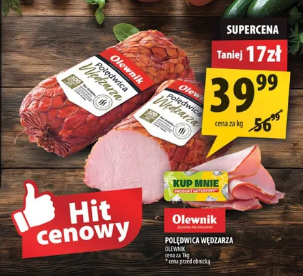 Polędwica wędzarza Olewnik promocja w Arhelan