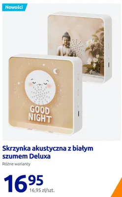 Skrzynka akustyczna z białym szumem Deluxa promocja w Action