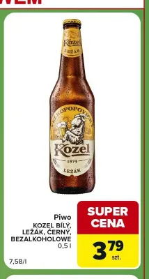 Piwo Kozel Bílý promocja w Carrefour Express