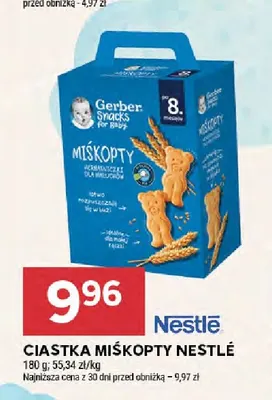 Ciastka Gerber Miśkopty promocja w Stokrotka